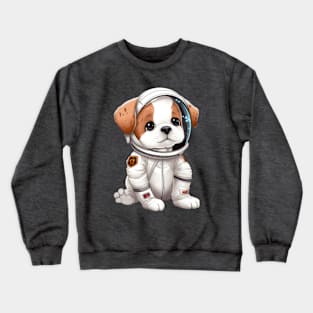 Astronaut Dog Crewneck Sweatshirt